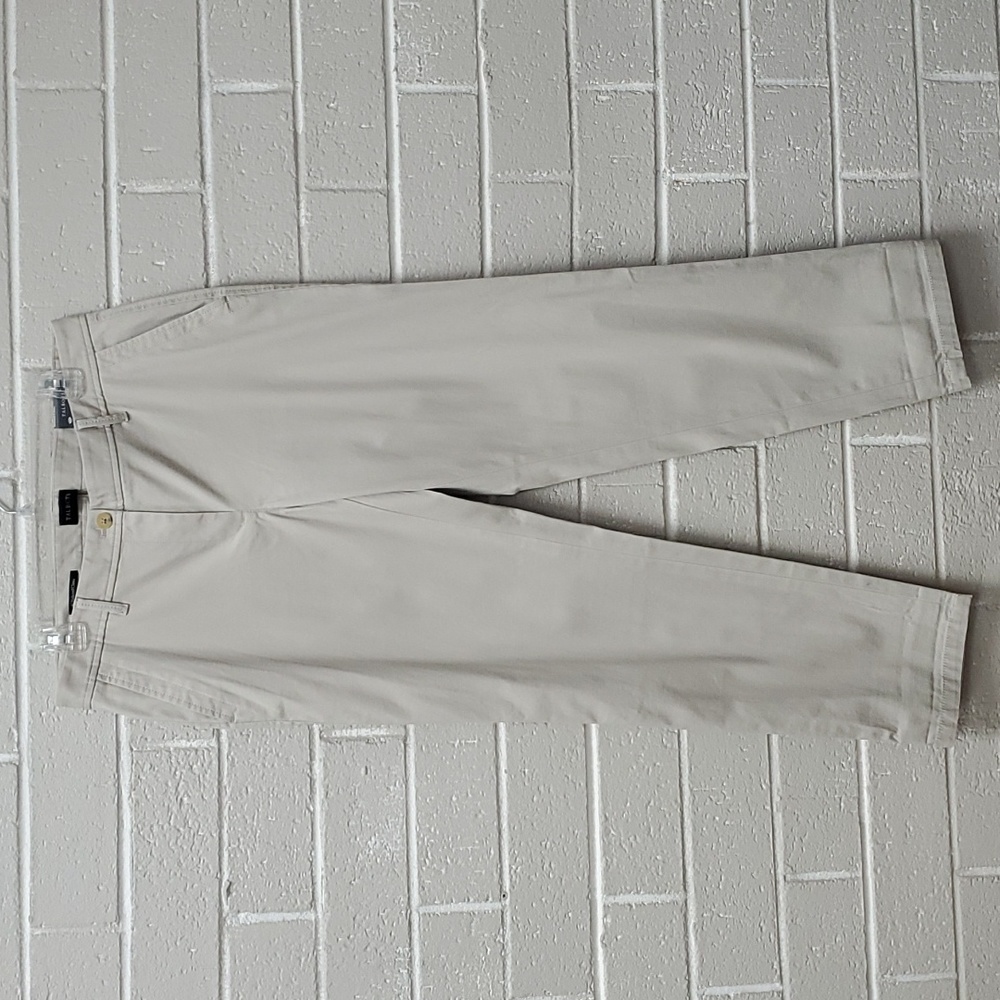 Talbots Cropped Ankle Pants in Light Taupe
